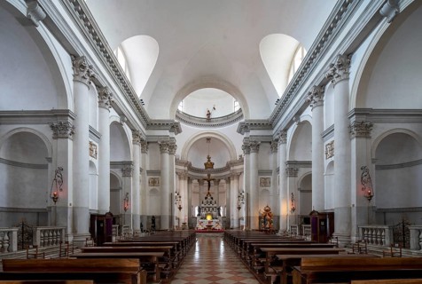 Venice, Giudecca Island. Church Il Redentore, built in 1577-1592 according to plans by Andrea