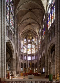 View into the choir to the east, St., Sankt, Saint