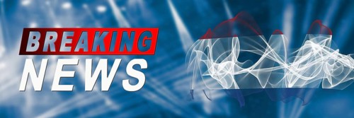 Netherlands Breaking News, Smoke Flag Background
