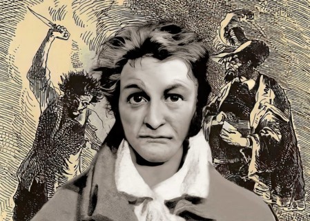 Ernst Theodor Amadeus Hoffmann, or E. T. A. Hoffmann, 1776 - 1822, German Romantic author of