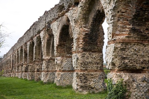 Roman water pipeline, longest series of arches