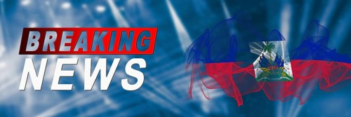 Haiti Breaking News, Smoke Flag Background