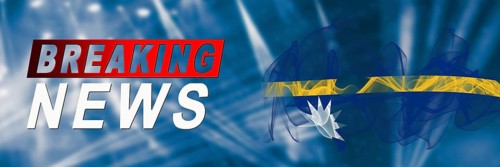 Nauru Breaking News, Smoke Flag Background