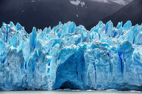 Perito Moreno Glacier, glacier tongue, glacier break, Los Glaciares National Park, Santa Cruz,