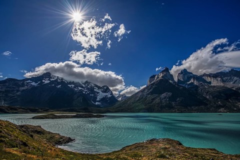 Lago Nordenskjöld, Cuernos del Paine, Torres del Paine National Park, Patagonia, Chile, South