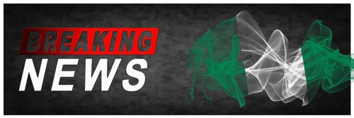 Nigeria Breaking News, Smoke Flag Background