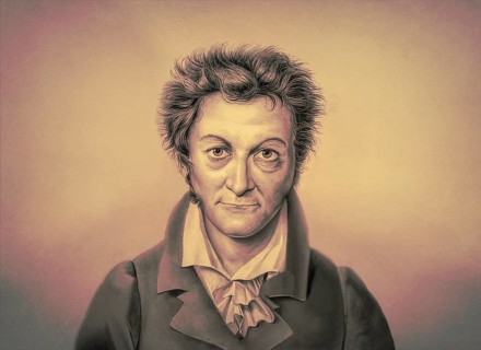 Ernst Theodor Amadeus Hoffmann, or E. T. A. Hoffmann, 1776 - 1822, German Romantic author of