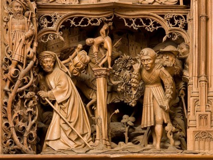 Seven Sorrows Altarpiece, Henrik Douvermann (1518-1521/22), Flight into Egypt, St., St., Saint
