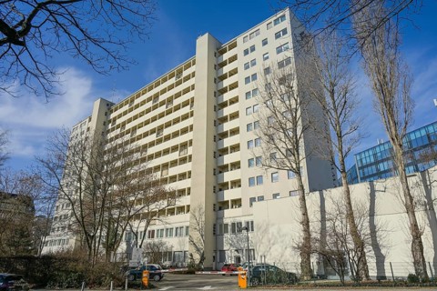 WK tower block, Hauptstraße, Friedenau, Schöneberg, Berlin, Germany, Europe