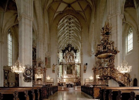 Cathedral, interior facing east, St., Saint, Saint