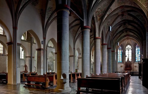 Kornelimünster, Probsteikirche St. Kornelius, view to the choir, St., Sankt, Saint