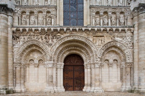 West façade, portal complex, St., Sankt, Saint