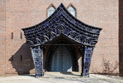 1927-1929, Ernst and Günther Paulus, west portal, St., Sankt, Saint