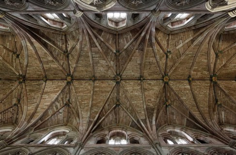 Nave, view into the vault, St., Saint, Saint