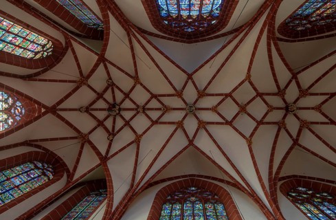 Oppenheim, St Catherine's Church, vault of the late Gothic west choir