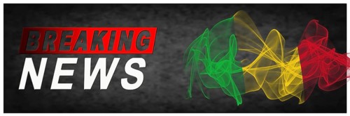 Mali Breaking News, Smoke Flag Background