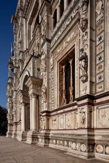 Italy Certosa di Pavia 89754 Monastery church Madonna delle Grazie begun by the Visconti 1396