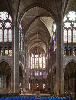 View into the choir to the east, St., Sankt, Saint