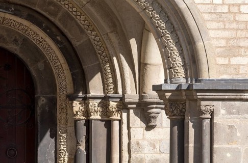 Marienhof (cloister), south portal of the abbey church