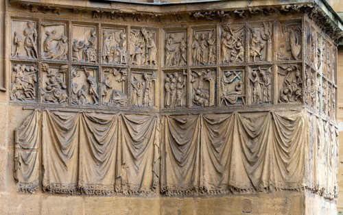 Metz, Saint-Étienne Cathedral, reliefs on the north side