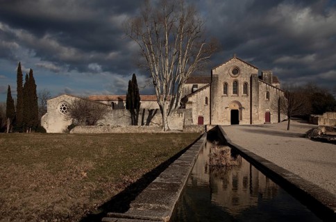 Cistercian monastery founded in 1144, church built 1175-1220, view from west, St., Sankt, Saint