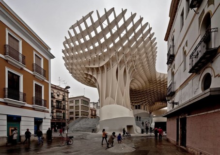 Seville, Metropol Parasol. Architect Jürgen Mayer H.2011 built over the Plaza de la Encarnaci-n, St
