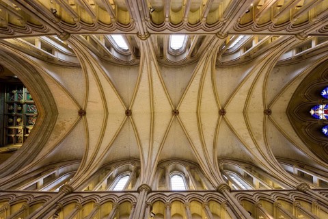 The Cathedral and Collegiate Church of St Saviour and St Mary Overie, chancel vault, St, Saint,
