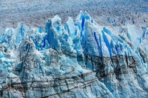 Perito Moreno Glacier, glacier tongue, glacier break, Los Glaciares National Park, Santa Cruz,
