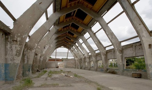 Luckenwalde, former hat factory built by Erich Mendelsohn in 1922