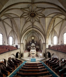 Built in 1902/1904 by Prof. Eduard Arnold, interior facing east, St., Sankt, Saint