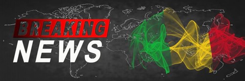 Mali Breaking News, Smoke Flag Background