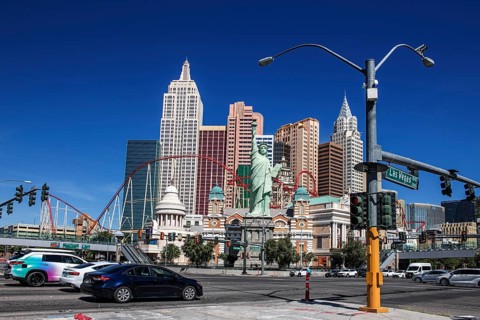 Hotel New York, Las Vegas Boulevard, Nevada, USA, North America