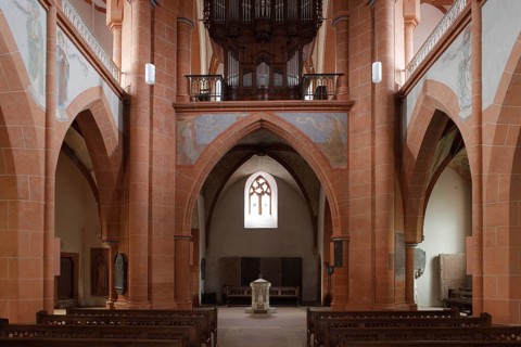 Nave, view to the west Church of St., Church of St., St., St., Saint