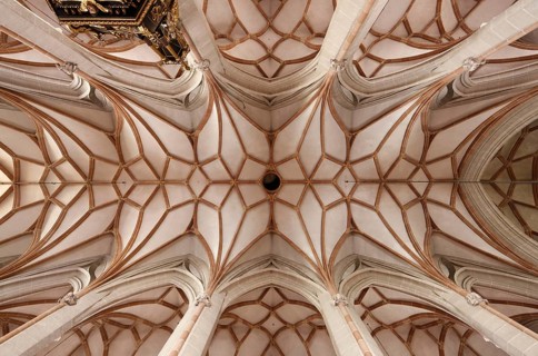 Vault in the nave, St., Sankt, Saint