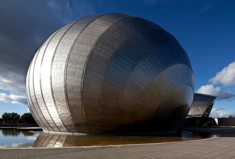 Glasgow IMAX cinema, completed in 2001 by Building Design Partnership Architects