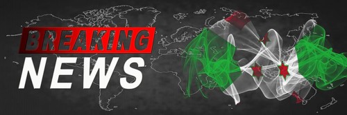 Burundi Breaking News, Smoke Flag Background