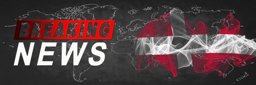 Denmark Breaking News, Smoke Flag Background