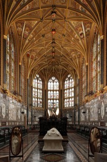 Originally built by Henry III as a burial church, but he was buried in Westminster Abbey. After the