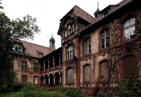 Pavilion for men around 1900, south façade from the south-east