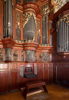 Creutzburg organ from 1735, St., Sankt, Saint