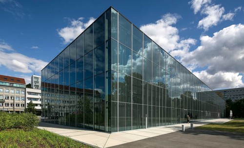 Dessau Bauhaus Museum 6371 built 2017-19 by addenda architects Barcelona View from north-west
