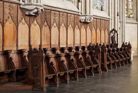 Northern choir stalls, St., Saint, Saint