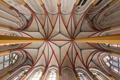 Vault in the chapel of letters, St., Saint, Saint