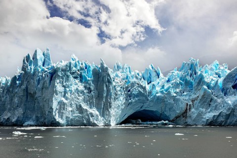 Perito Moreno Glacier, glacier tongue, glacier break, Los Glaciares National Park, Santa Cruz,