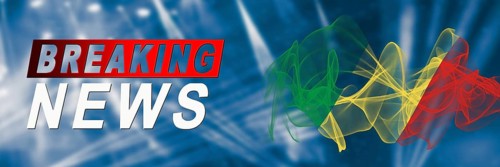 Republic of the Congo Breaking News, Smoke Flag Background