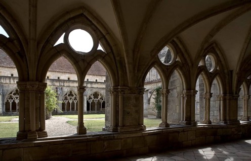 View from the west wing of the cloister, St., Sankt, Saint