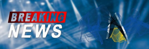 Saint Lucia Breaking News, Smoke Flag Background