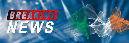 Ireland Breaking News, Smoke Flag Background