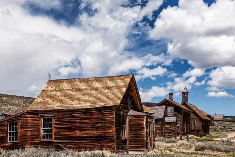 Gold rush ghost town, Bodie, California, USA, North America