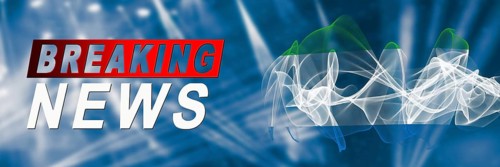 Sierra Leone Breaking News, Smoke Flag Background